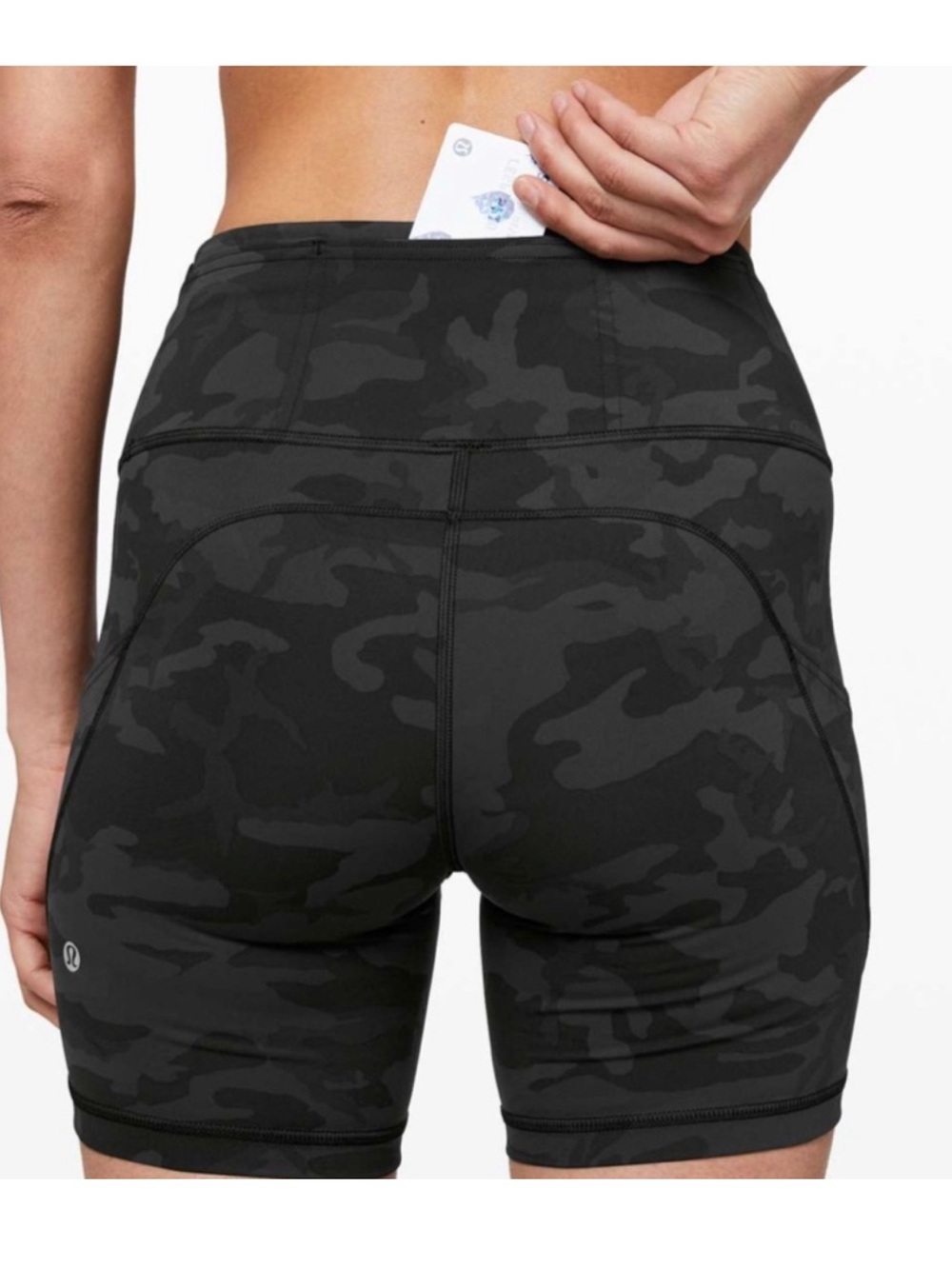 Lululemon Fast and Free Camo Shorts Sz 8 NWOT